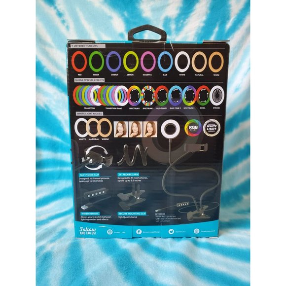 NEW Bower Flexible RGB/White Ring Light - Picture 2 of 5